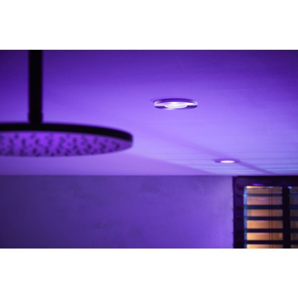 Spot encastrable Philips Hue Xamento LED Chrome, 1 lumière main product photo