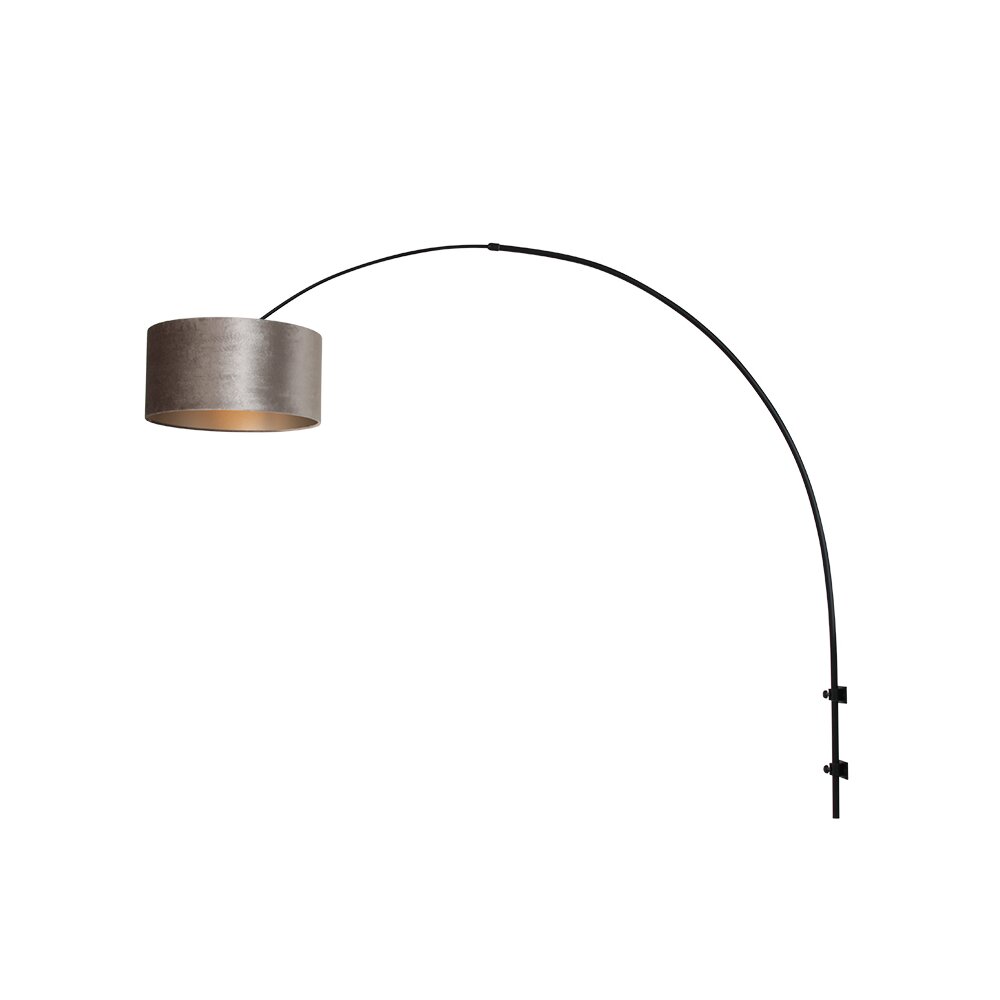 Applique murale Steinhauer Sparkled Light Noir, 1 lumière main product photo