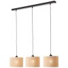 Suspension Brilliant Aniela Noir, 3 lumières