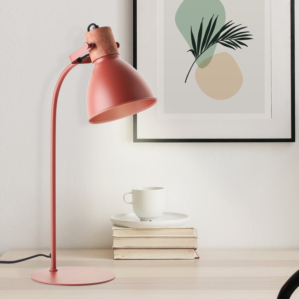 Lampe de table Brilliant Erena Rouge, 1 lumière main product photo