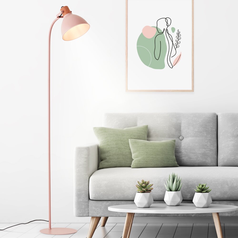 Lampadaire Brilliant Erena Rose, 1 lumière main product photo