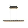 Suspension Luce Design Solaris LED Or, Noir, 1 lumière