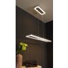 Suspension Luce Design Solaris LED Acier inoxydable, 1 lumière