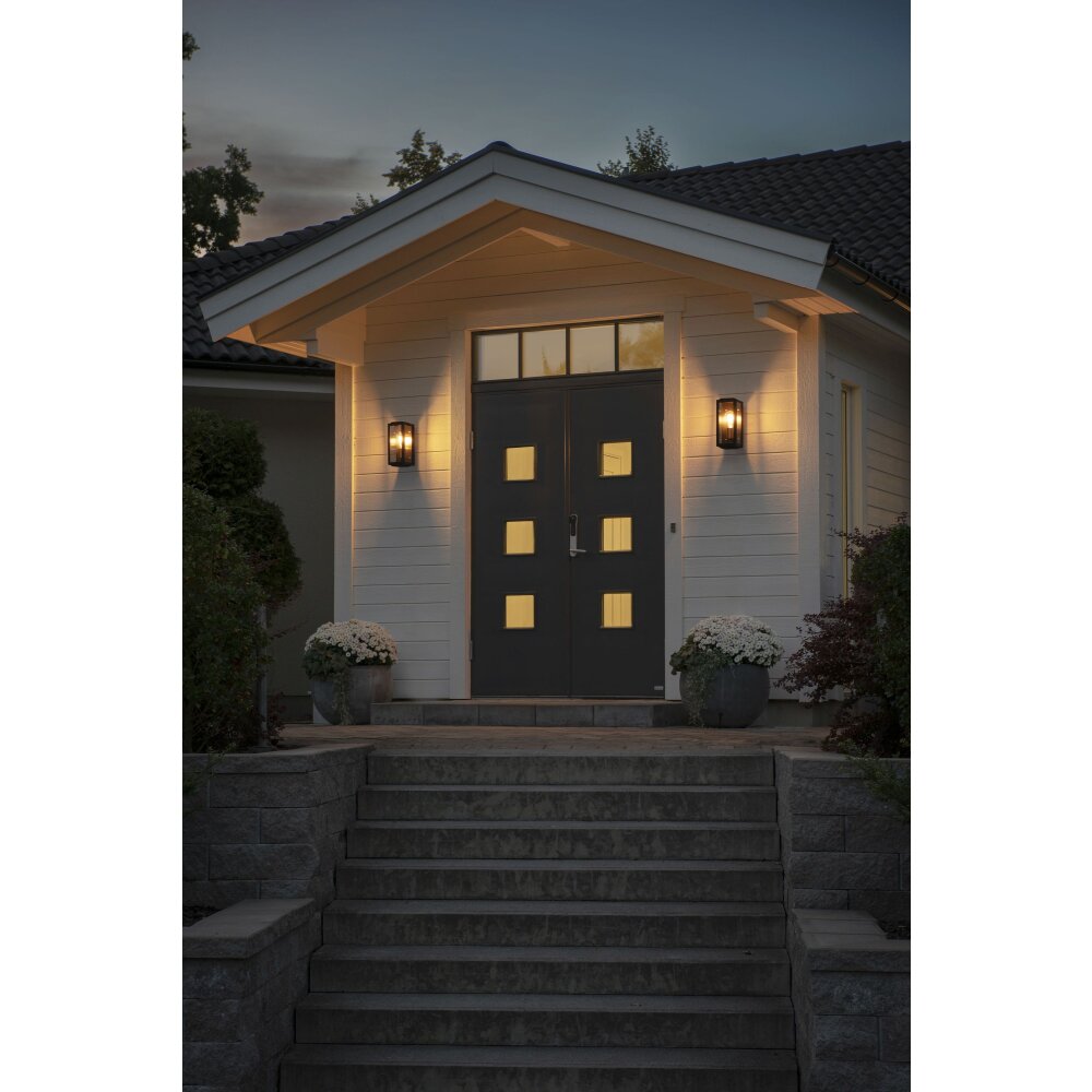 Applique murale d'extérieur Konstsmide Carpi Laiton, Noir, 1 lumière main product photo