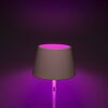 Lampadaire d'extérieur Konstsmide Pomezia LED Blanc, 1 lumière, Changeur de couleurs