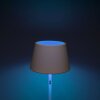 Lampadaire d'extérieur Konstsmide Pomezia LED Blanc, 1 lumière, Changeur de couleurs