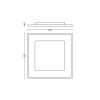 Plafonnier Philips Hue Aurelle LED Blanc, 1 lumière