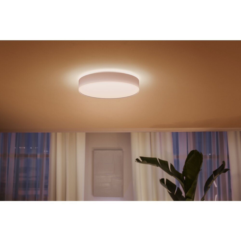 Plafonnier Philips Hue Enrave LED Blanc, 1 lumière, Télécommandes main product photo