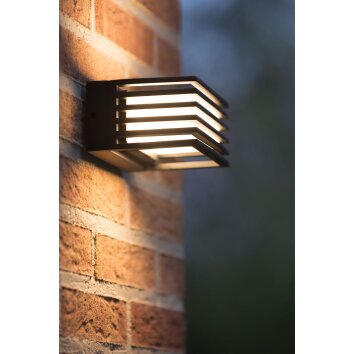 Applique murale d'extérieur Lucide MALTA-LED Noir, 1 lumière Applique murale d'extérieur Lucide MALTA-LED Noir, 1 lumière