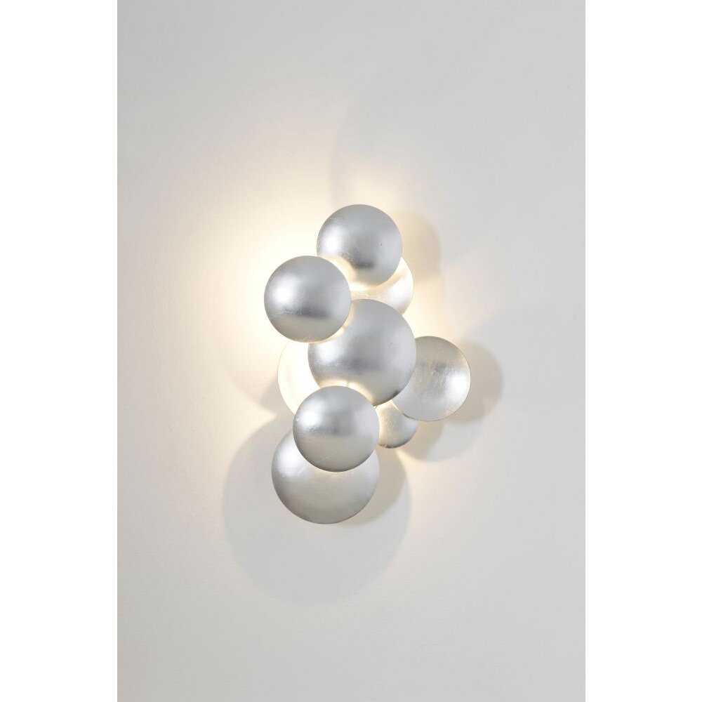 Appliques Holländer BOLLADARIA PICCOLO LED Argenté, 3 lumières main product photo