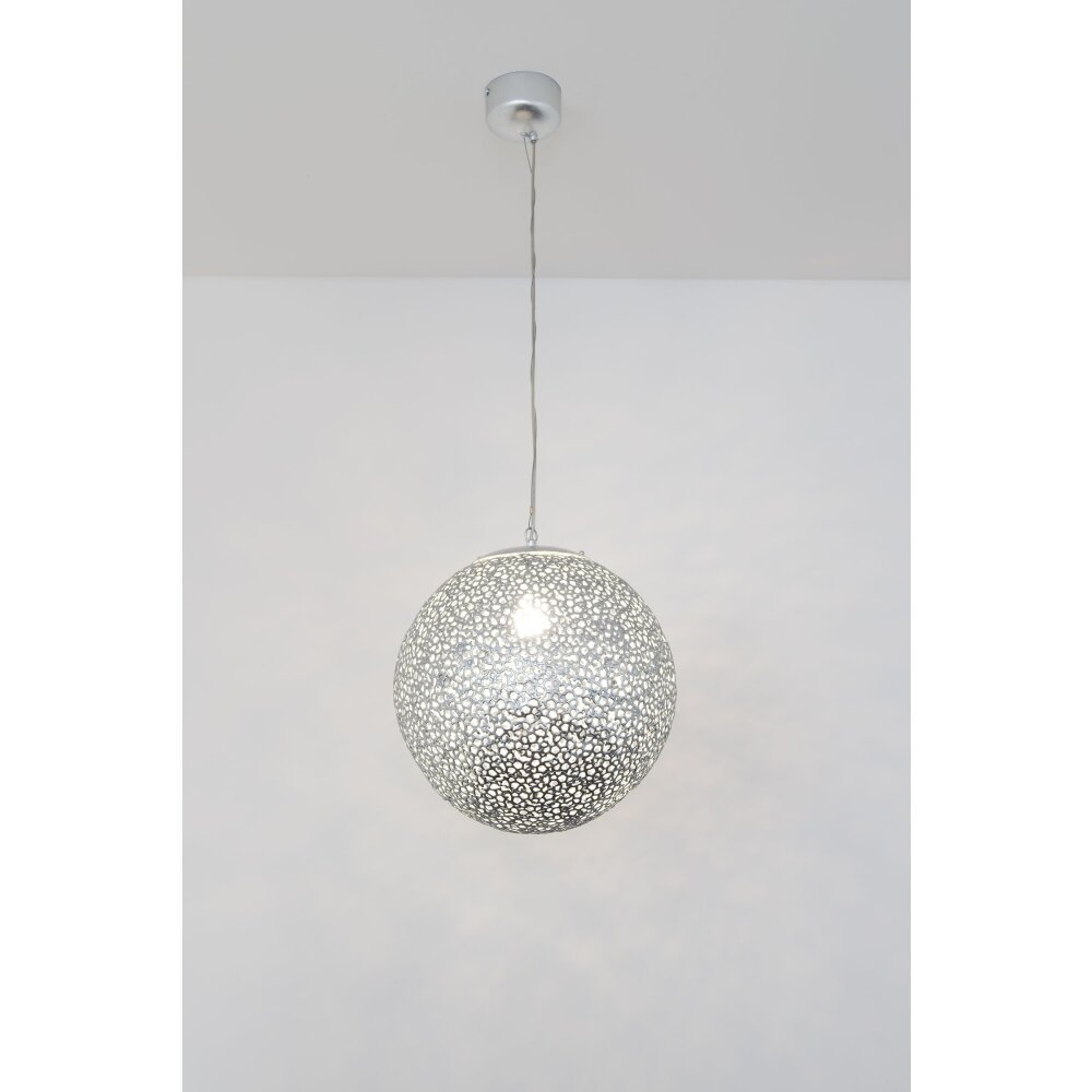 Suspension Holländer LILY PICCOLO Argenté, 1 lumière main product photo