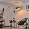 Lampe à arc  Lourinha Laiton, Noir, 1 lumière