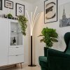 Lampadaire  Bakersfield LED Noir, Blanc, 1 lumière