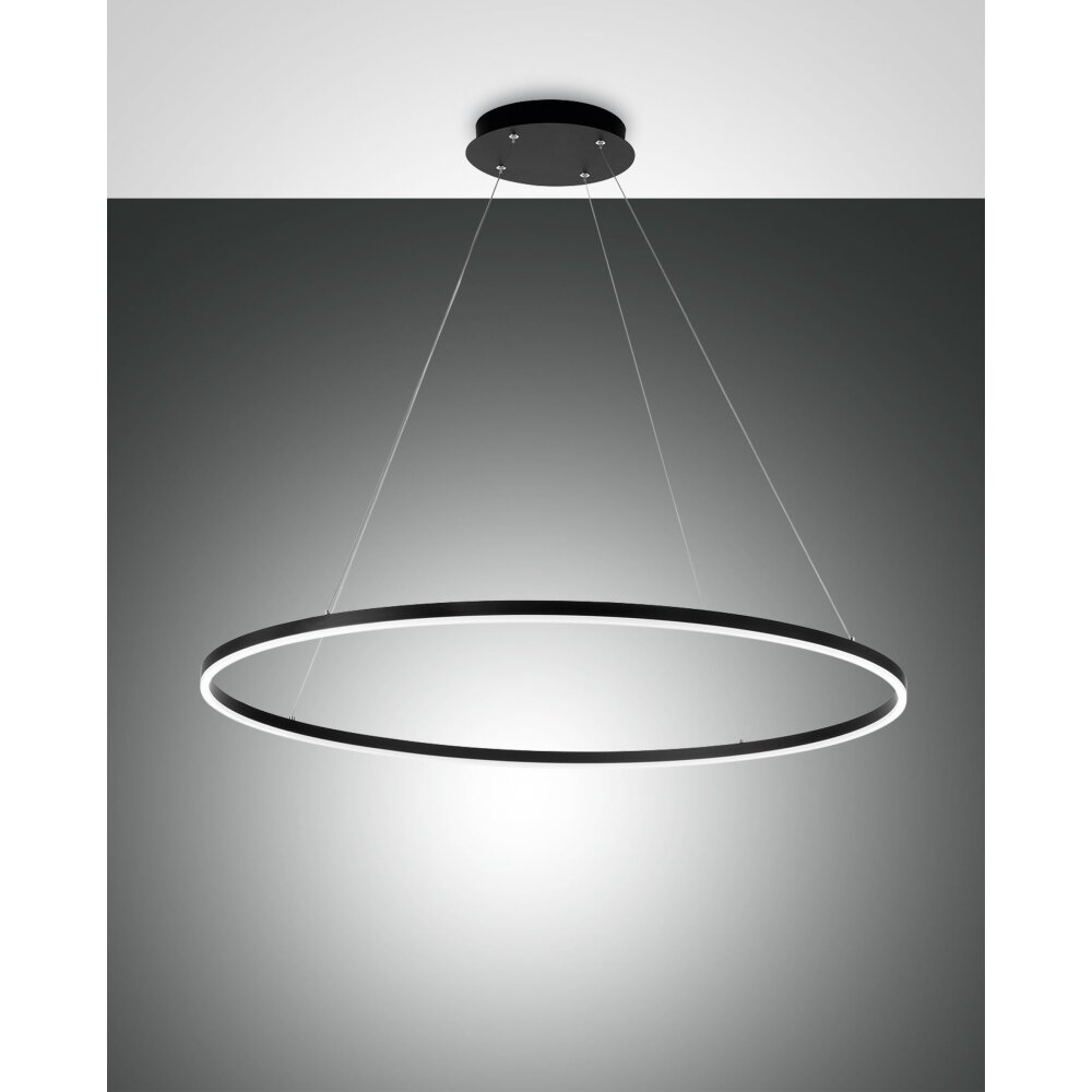Suspension Fabas Luce Giotto LED Noir, 1 lumière main product photo