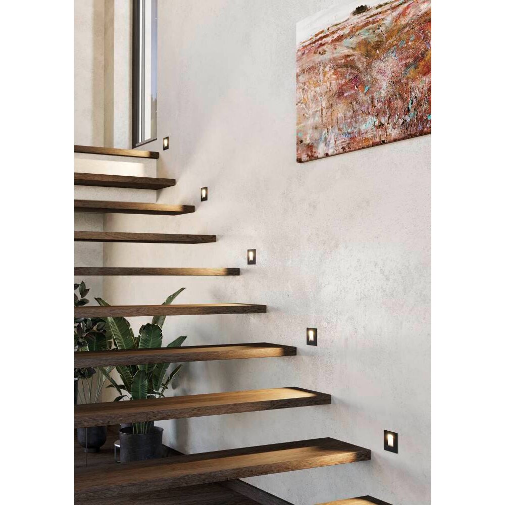 Spot encastrable Eglo MECINOS LED Noir, 1 lumière main product photo