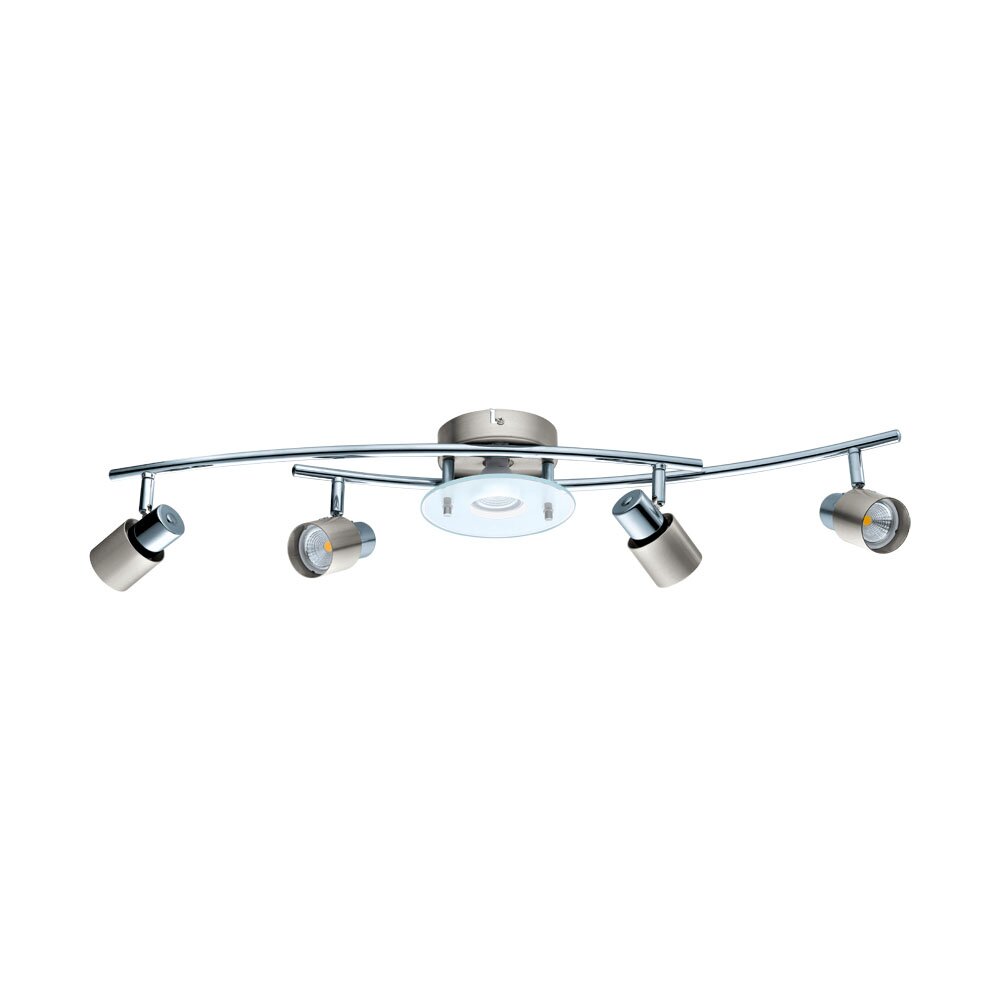 Plafonnier Eglo VALLIDA-SD LED Chrome, Nickel mat, 5 lumières main product photo