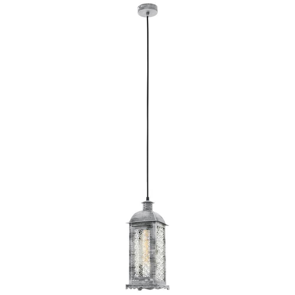 Suspension Eglo LISBURN Ancien, Argenté, 1 lumière main product photo