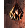 Suspension Eglo CARLTON Jaune, Noir, 1 lumière