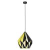 Suspension Eglo CARLTON Jaune, Noir, 1 lumière