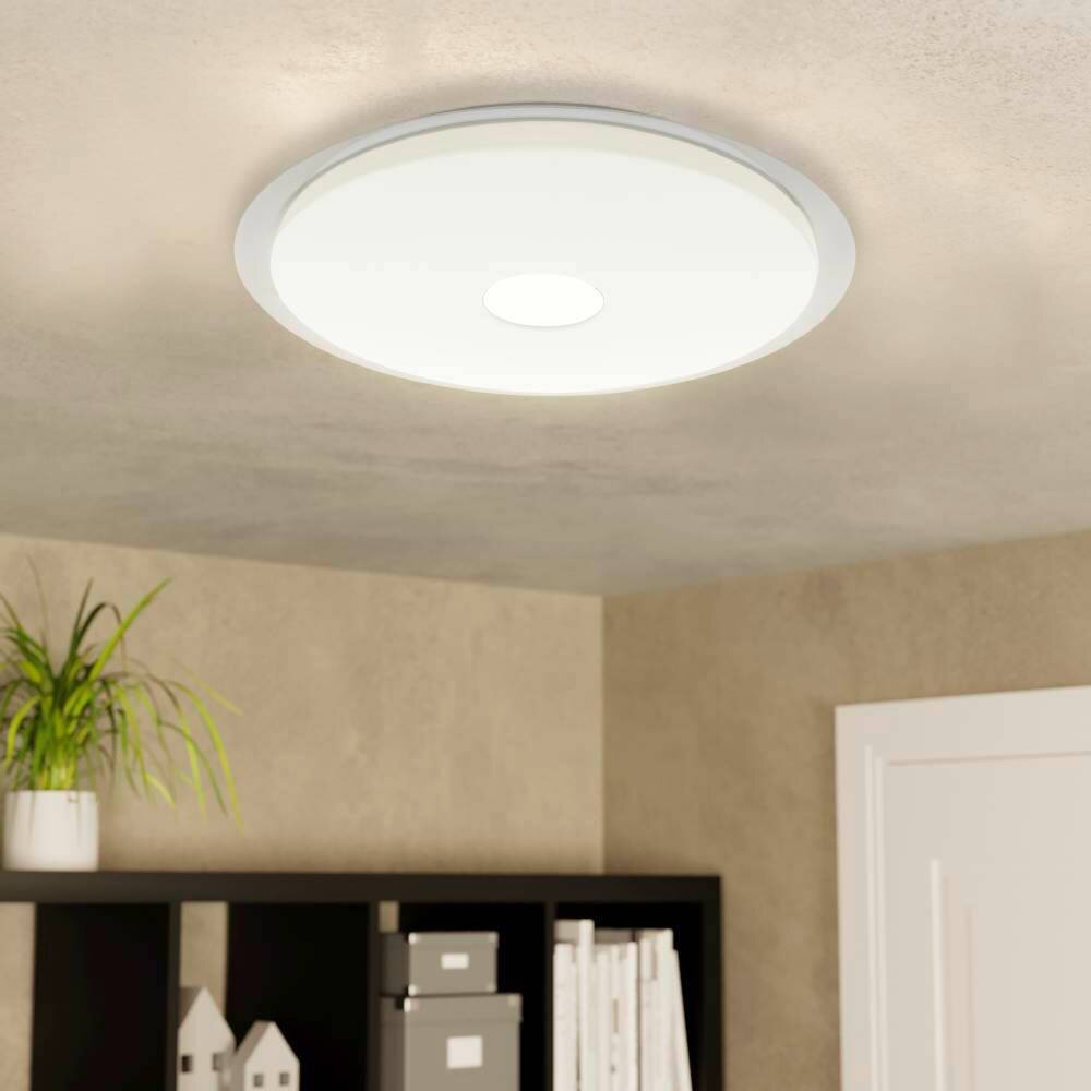 Plafonnier Eglo IGROKA LED Blanc, 1 lumière, Télécommandes main product photo