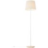 Lampadaire Brilliant Lunde Écru, Blanc, 1 lumière