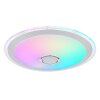 Plafonnier Globo DUNNY LED Blanc, 1 lumière, Télécommandes, Changeur de couleurs
