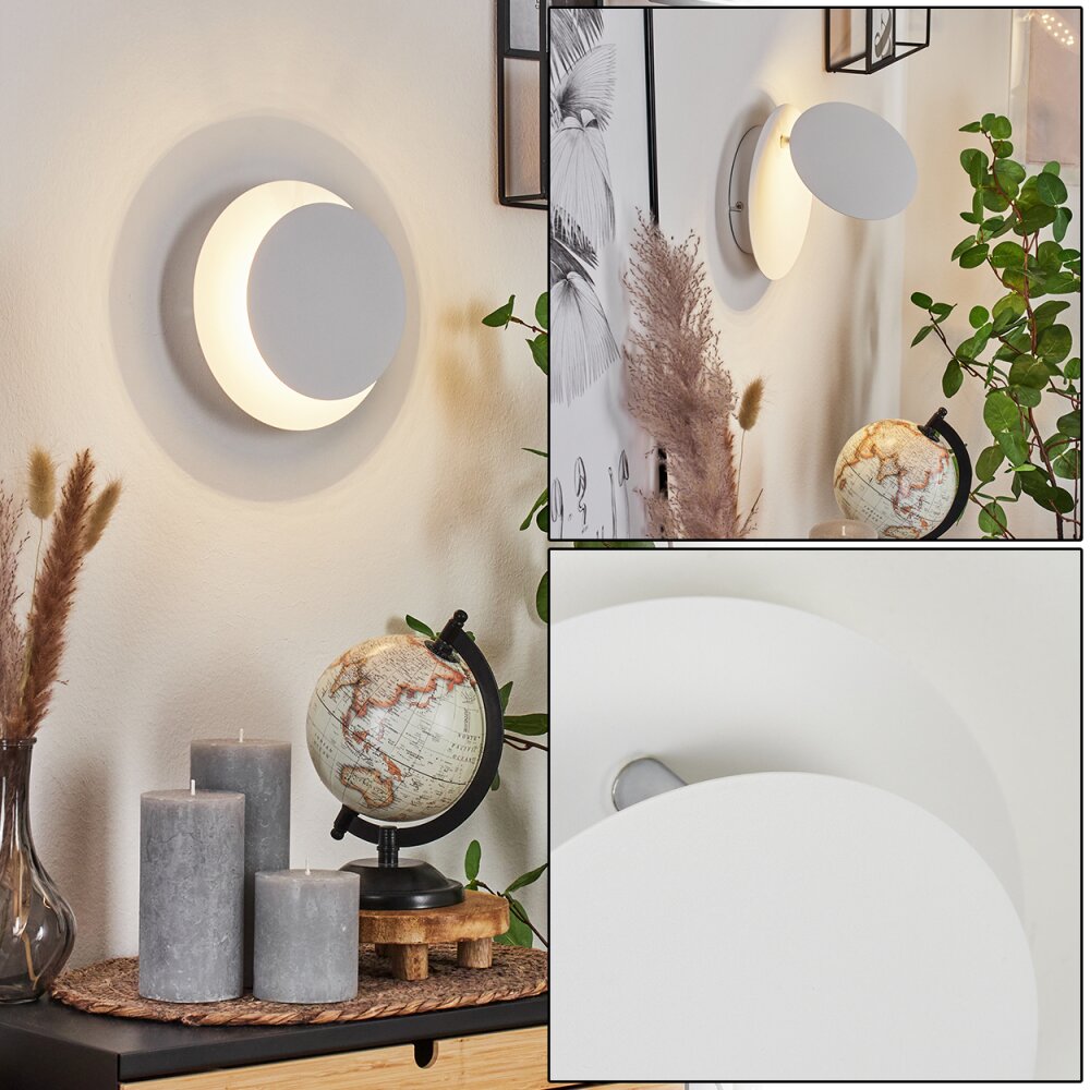 Applique murale Sanguedo LED Chrome, Blanc, 1 lumière main product photo