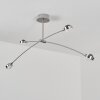 Plafonnier  Fernandaires LED Nickel mat, 8 lumières