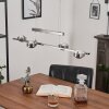 Suspension  Fernandaires LED Nickel mat, 8 lumières