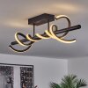Plafonnier  Alvarim LED Noir, 1 lumière