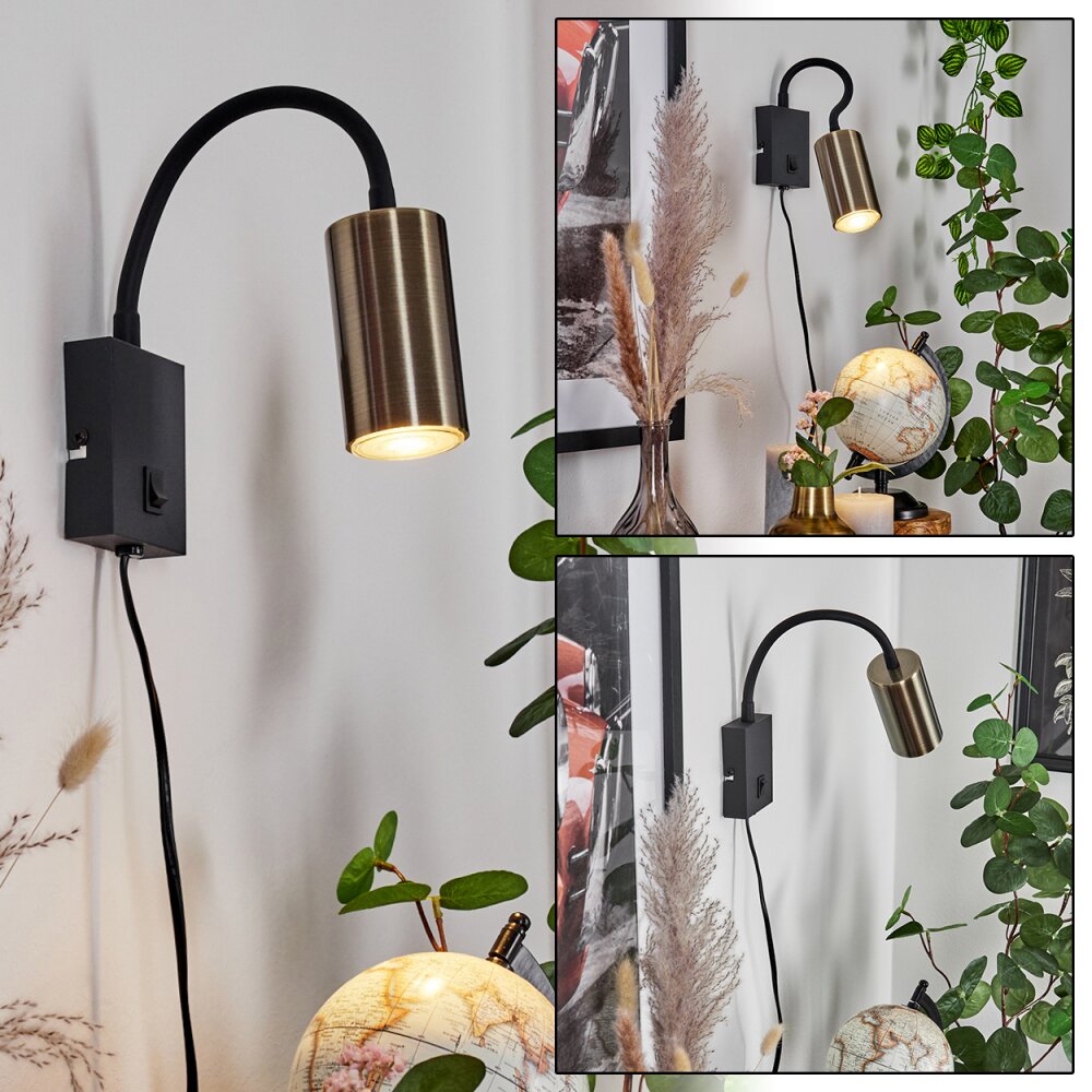 Applique murale Javel Noir, 1 lumière main product photo