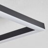 Plafonnier  Canhoso LED Noir, 1 lumière
