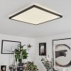 Plafonnier  Folgares LED Noir, 1 lumière
