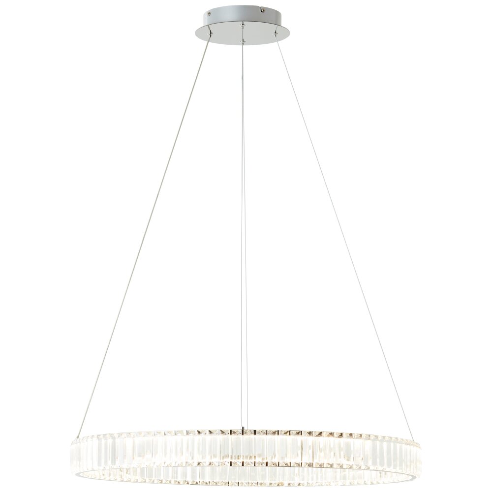 Suspension Brilliant Queen LED Argenté, 1 lumière, Télécommandes main product photo