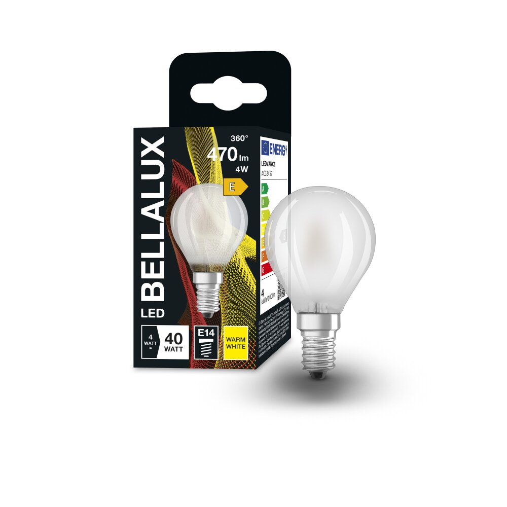 BELLALUX® LED E14 4 watt 2700 kelvin 470 lumen main product photo
