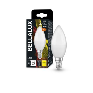 BELLALUX® LED E14 4,9 watt 2700 kelvin 470 lumen