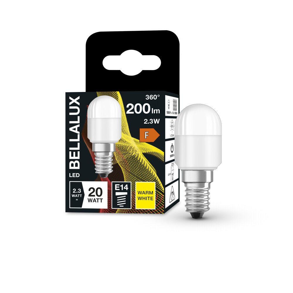 BELLALUX® LED E14 2,3 watt 2700 kelvin 200 lumen main product photo