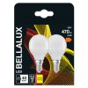 BELLALUX® Lot de 2 LED E14 4,9 watt 2700 kelvin 470 lumen