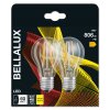 BELLALUX® Lot de 2 LED E27 6,5 watt 2700 kelvin 806 lumen