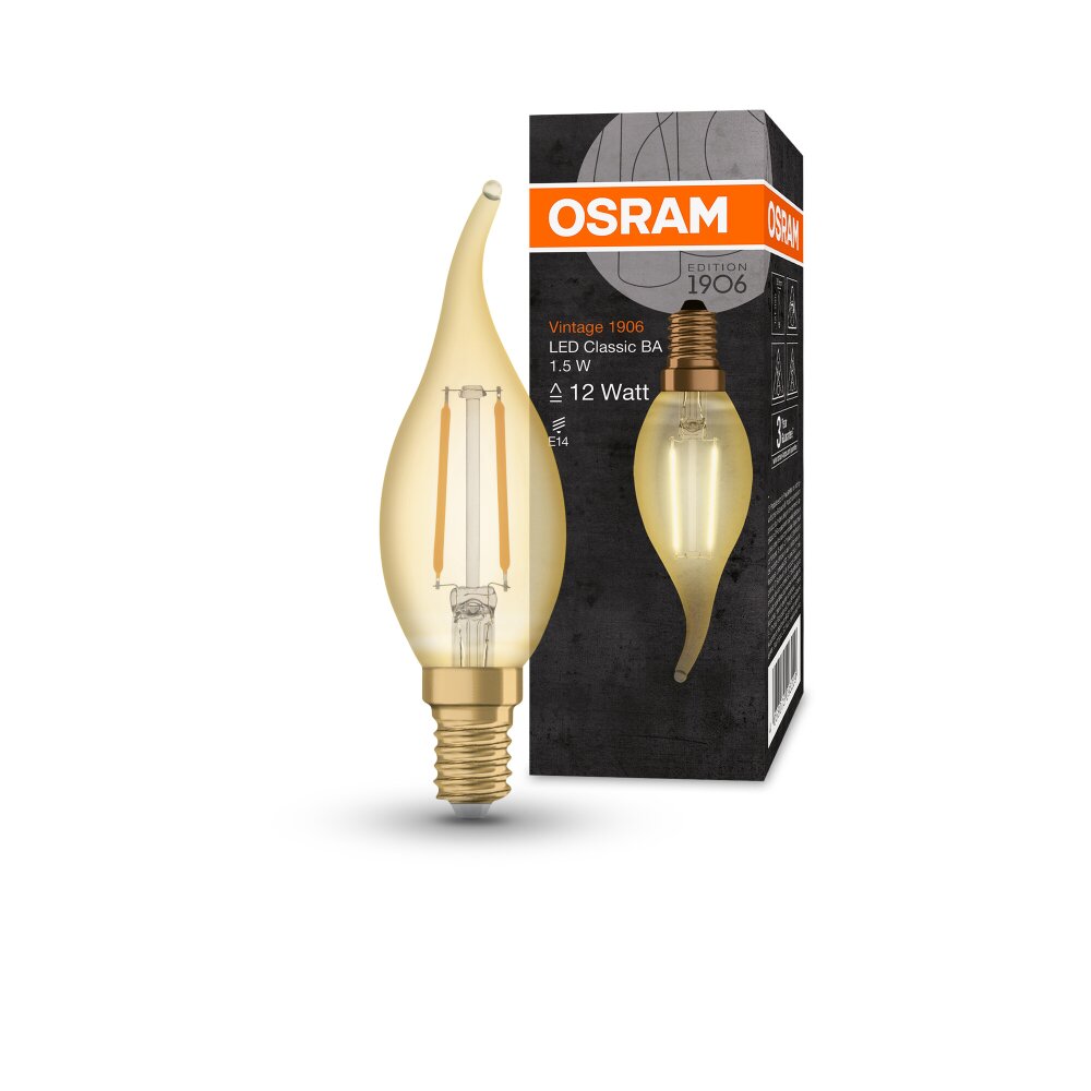 OSRAM Vintage 1906® LED E14 1,5 Watt 2400 Kelvin 120 lumen main product photo