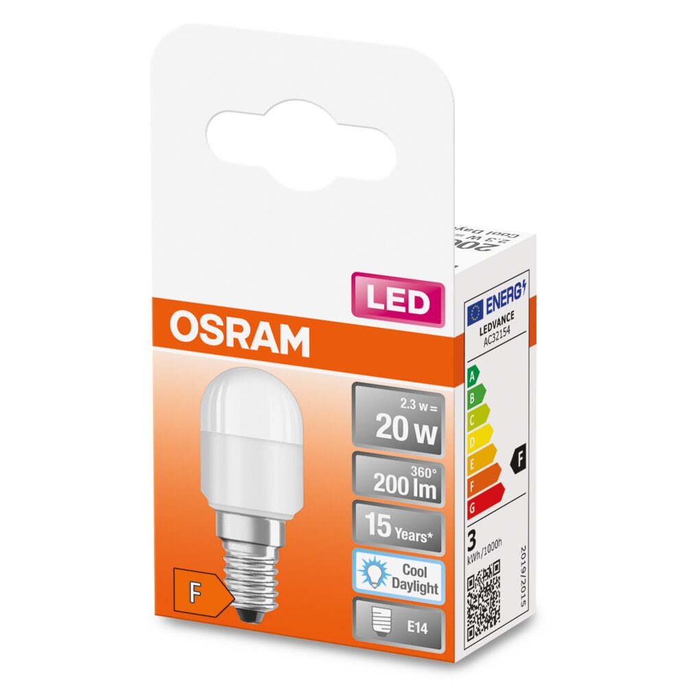 OSRAM LED SPECIAL E14 2,3 Watt 6500 Kelvin 200 lumen main product photo