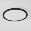 Plafonnier Sasinhosa LED Noir, 1 lumière, Télécommandes