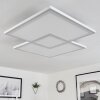 Plafonnier Salamo LED Blanc, 1 lumière, Télécommandes