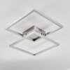 Plafonnier Relous LED Acier inoxydable, 2 lumières, Télécommandes, Changeur de couleurs