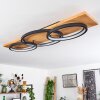 Plafonnier Pompu LED Écru, Noir, 1 lumière