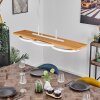 Suspension Pompu LED Écru, Blanc, 1 lumière
