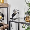 lampe â clipper Baripada Noir, 1 lumière