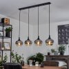 Suspension Azurara Noir, 4 lumières