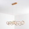 Suspension Lavaca LED Or, 4 lumières