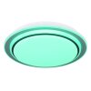 Plafonnier Globo FOPPA LED Blanc, 2 lumières, Télécommandes, Changeur de couleurs